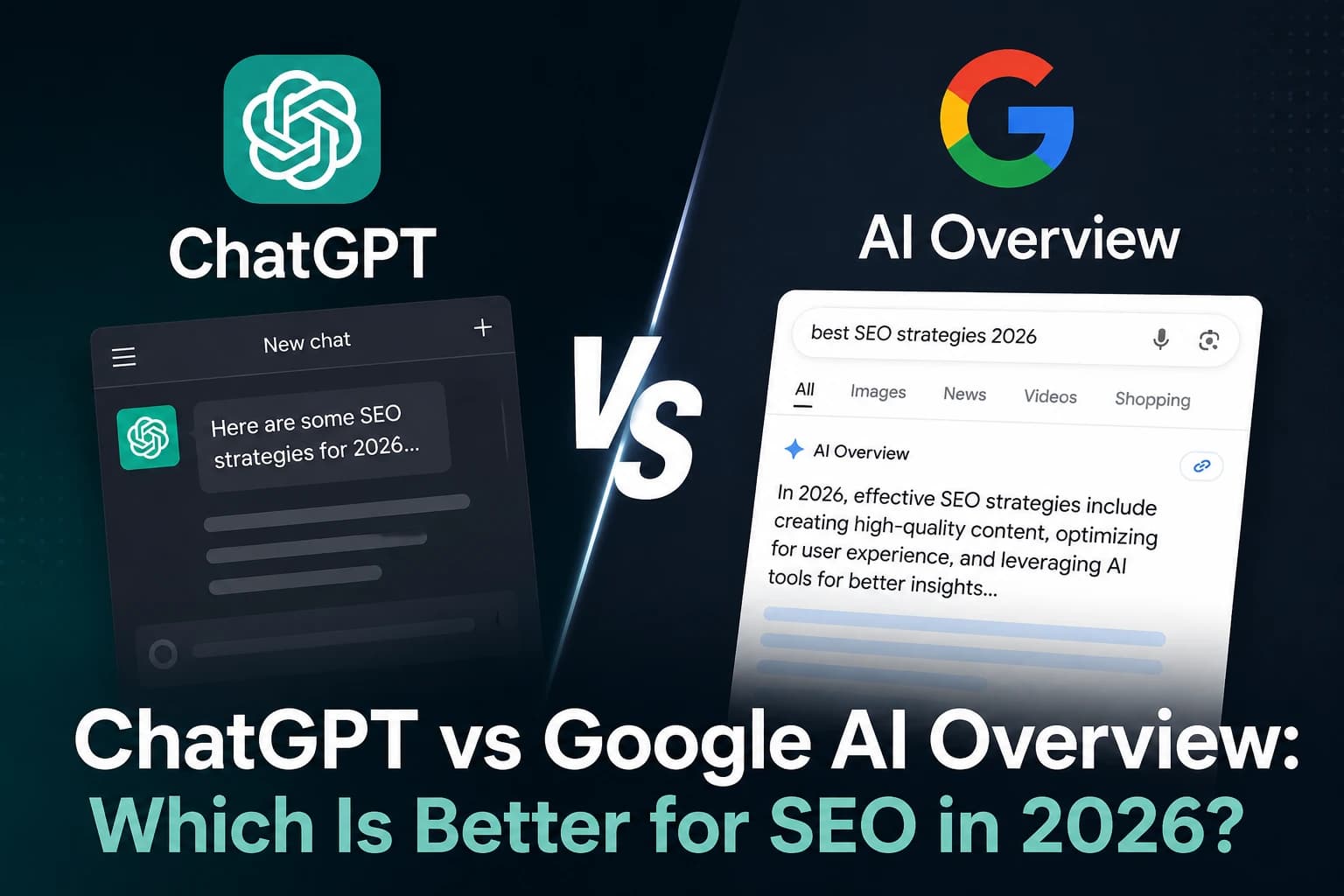 ChatGPT vs Google AI Overview: Which Is Better for SEO in 2026?