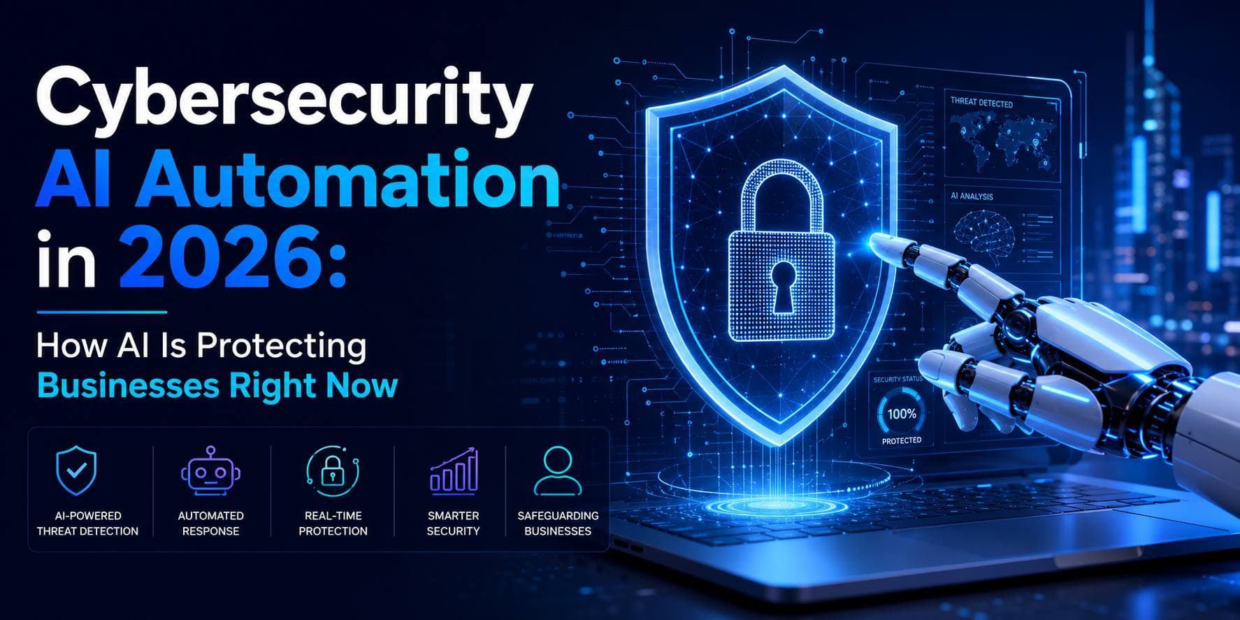 Cybersecurity AI Automation in 2026: How AI Is Protecting Businesses Right Now