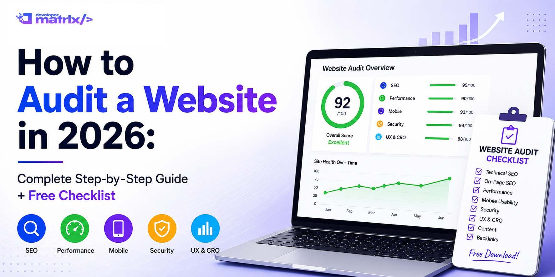 How to Audit a Website in 2026: Complete Step-by-Step Guide + Free Checklist