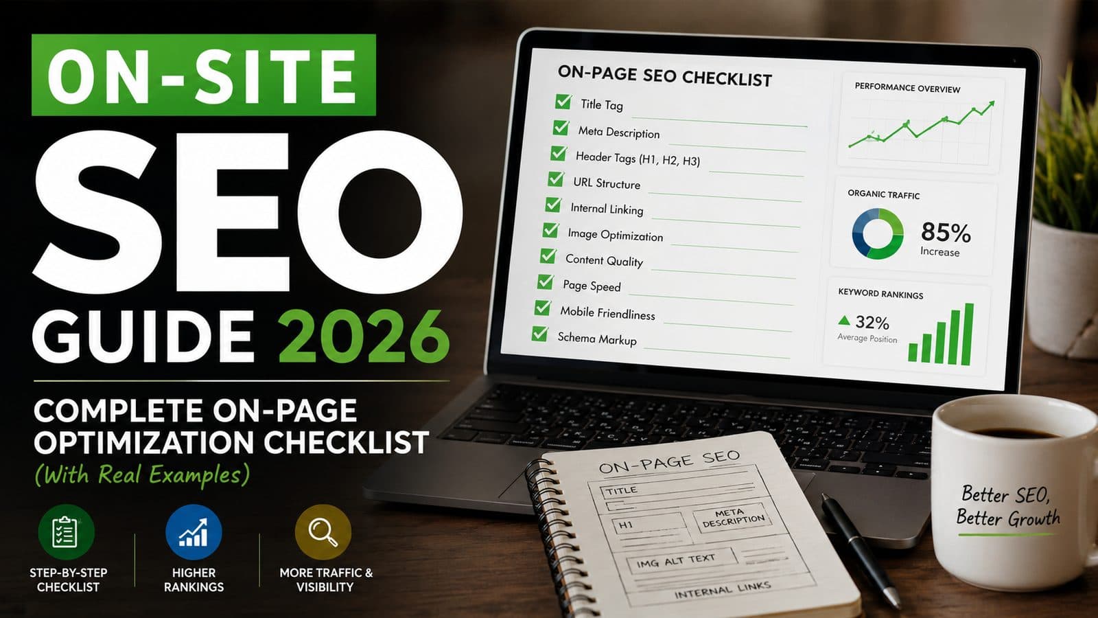On Page SEO Checklist 2026: Onsite Guide