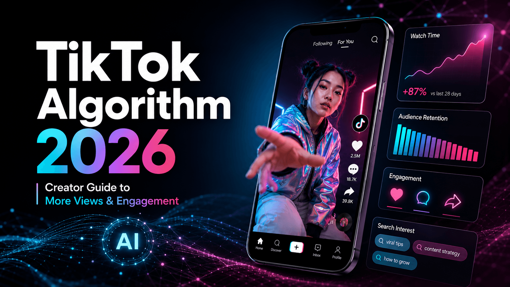 TikTok Growth Strategy for Creators: How to Get More Views and Build an Audience in 2026