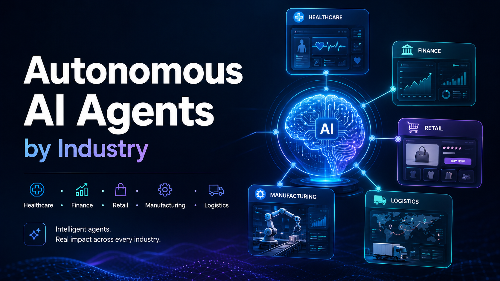 Autonomous AI Agents by Industry: Use Cases, Benefits, Risks, and Implementation Guide